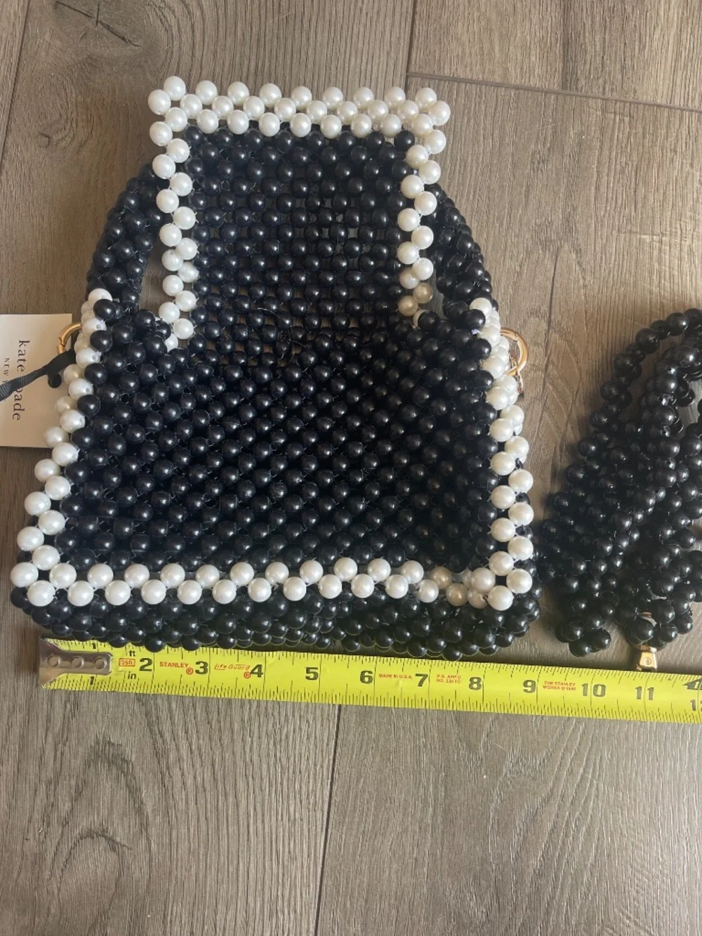 kate spade black white